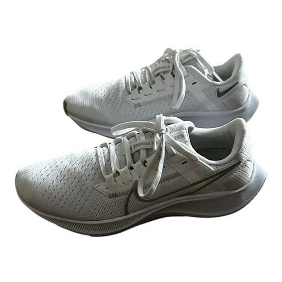 WMNS Nike Air Zoom Pegasus 38 White Silver Size 8.5 - Picture 12 of 12